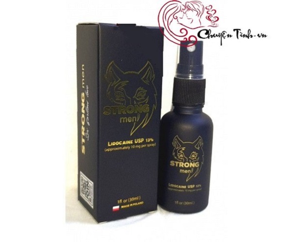 Chai xịt chống xuất tinh sớm Strong Men