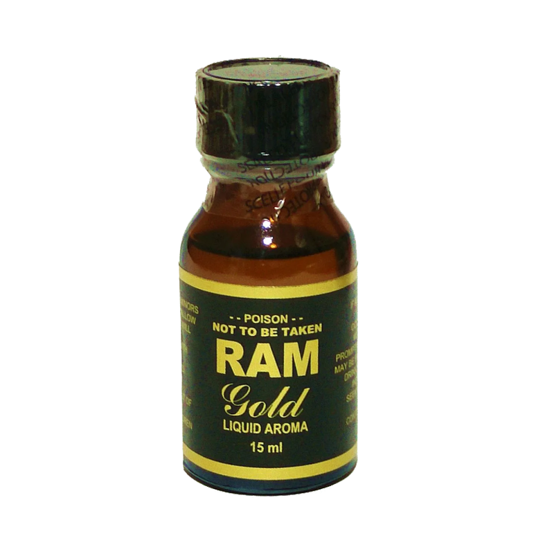 Chai hít Popper Ram Gold 15ml liquid aroma